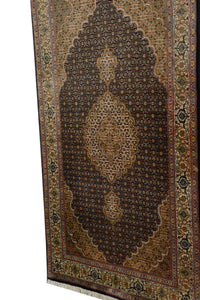 Fine Tabriz Persian Mahi Design , Size: 3'4" x 9'6"