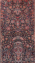 Load image into Gallery viewer, ANTIQUE PERSIAN KASHAN DABIR RUG SIZE: 3&#39;6&quot; x 5&#39;6&quot;