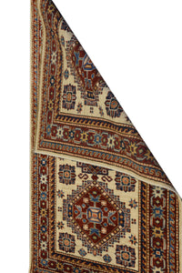Fine Kazak Afghan Rug , Size: 2'8" x 4'