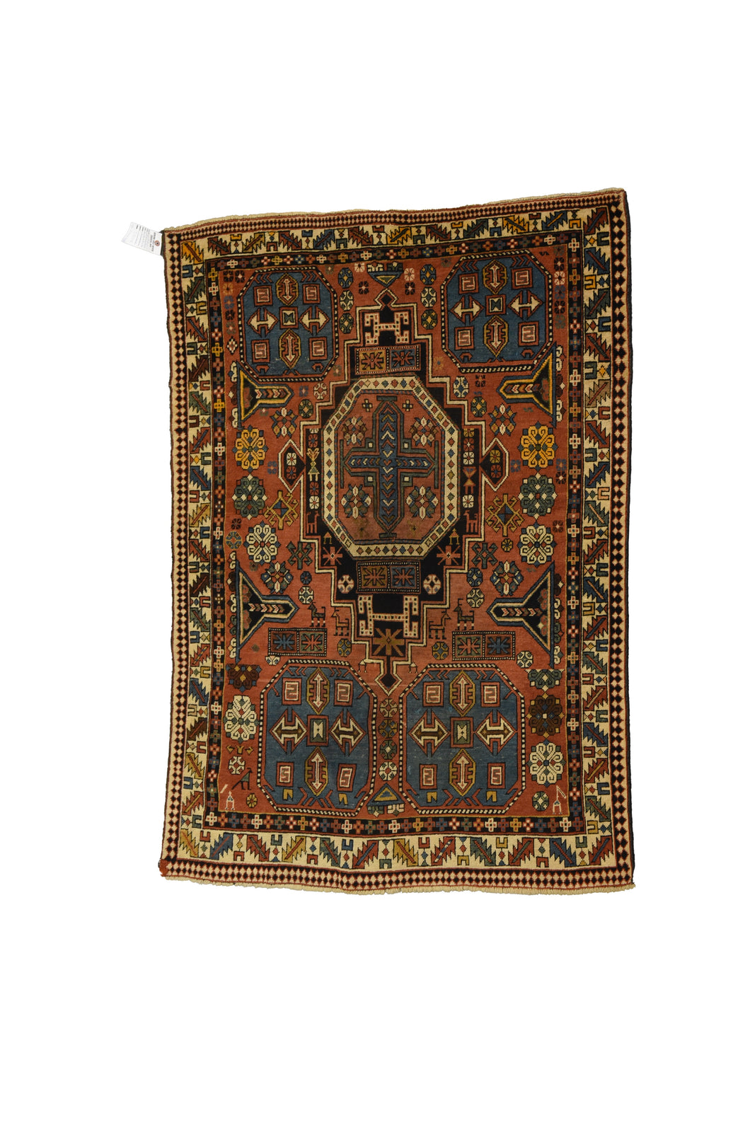 Antique Shirvan Persian Rug, Size: 4'6