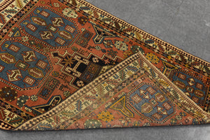 Antique Shirvan Persian Rug, Size: 4'6" x 5'6"