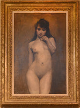 Load image into Gallery viewer, Vintage Oil On Canvas By Artist Edward Stott (1859-1918) , Size: 26&quot; x 18&quot;