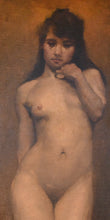 Load image into Gallery viewer, Vintage Oil On Canvas By Artist Edward Stott (1859-1918) , Size: 26&quot; x 18&quot;