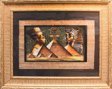 Load image into Gallery viewer, Papyrus Painting Nefertiti, Ramses