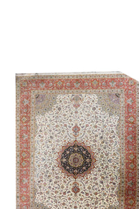 Fine Persian  Tabriz Rug Size: 11'4" x 15'10"